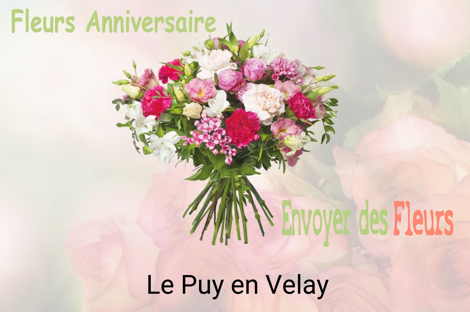 Bouquet de fleurs d’anniversaire livré à Le Puy-en-Velay